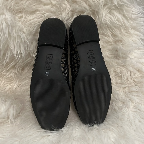 ALFANI Womens Black Woven Gayyle Round Toe Slip On Loafers - Picture 6 of 6